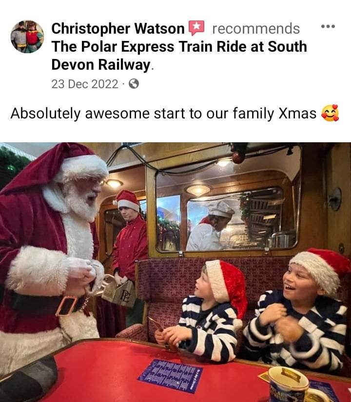 One of the most popular Christmas events in South Devon -THE POLAR EXPRESS™ Train Ride 2022 3