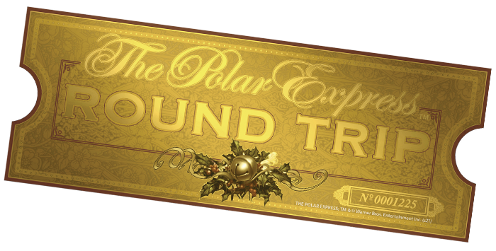 THE POLAR EXPRESS Train Ride Golden Ticket