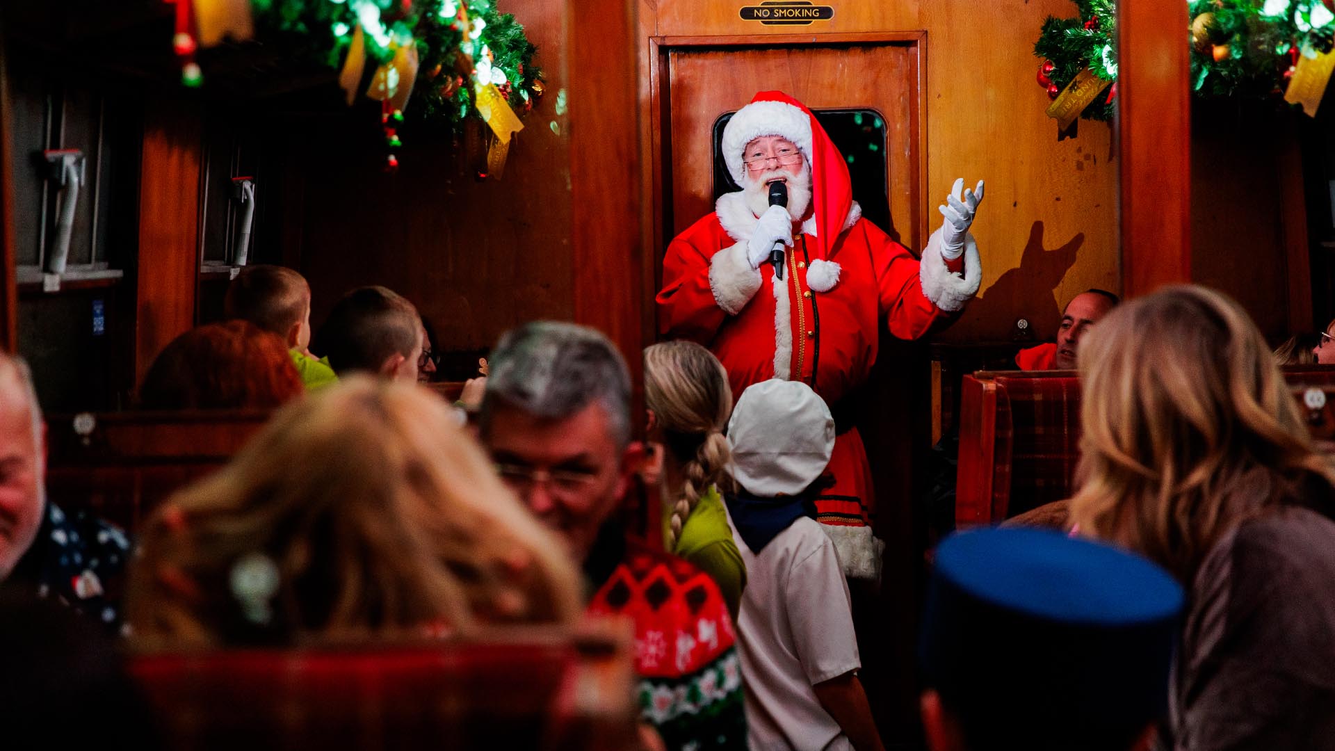 Santa on The Polar Express